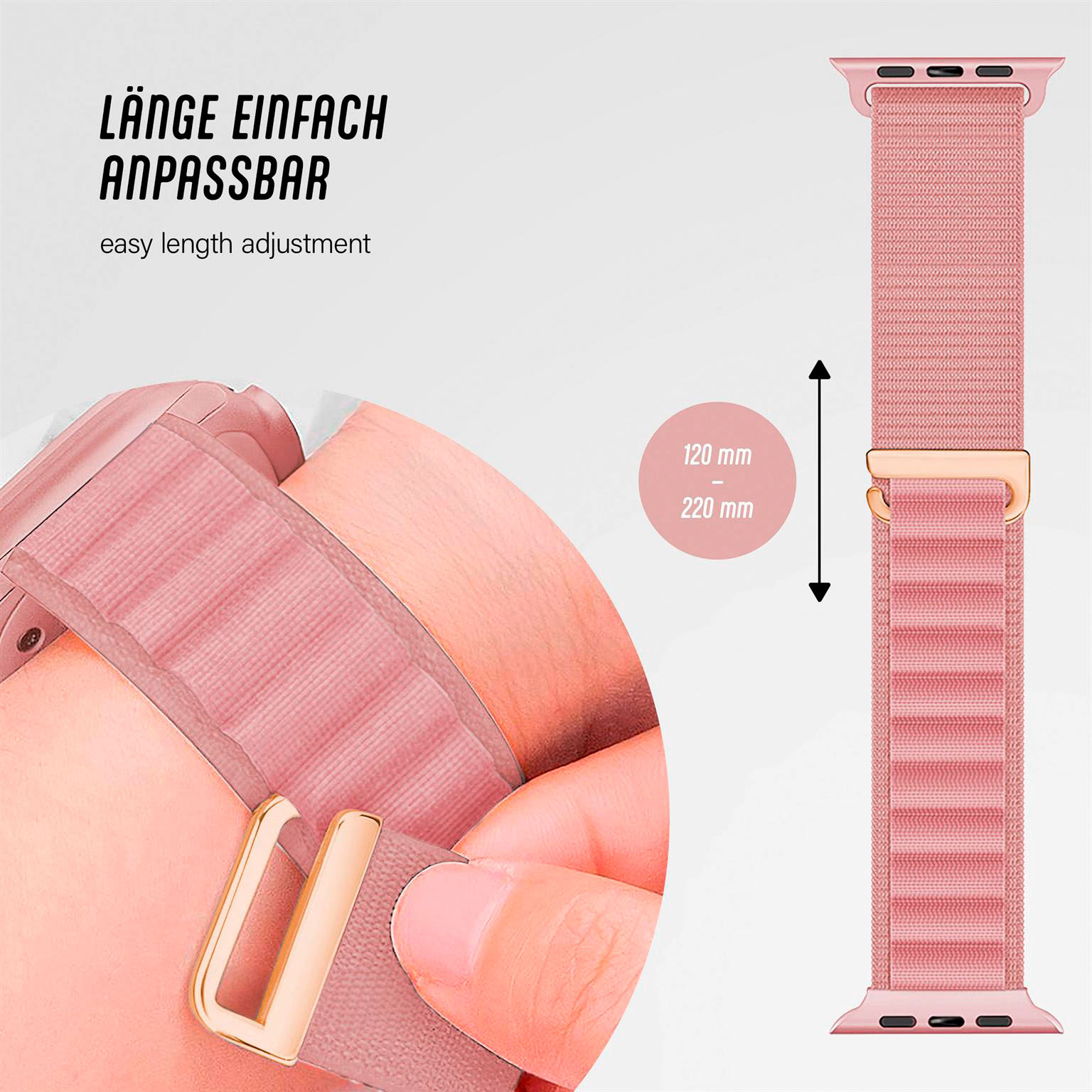 ONEFLOW Active Loop Apple Watch SE 3 (40mm) Sport Armband Nylon – Weiteres Produktbild 4 ONEFLOW Active Loop Apple Watch SE 3 (40mm) Sport Armband Nylon – Weiteres Produktbild 4