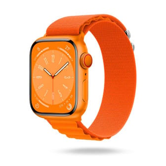 ONEFLOW Active Loop Apple Watch SE 3 (44mm) Sport Armband Nylon – Bright Orange ONEFLOW Active Loop Apple Watch SE 3 (44mm) Sport Armband Nylon – Bright Orange