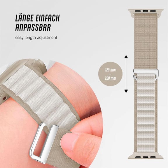 ONEFLOW Active Loop Apple Watch 1 (38mm) Sport Armband Nylon – Weiteres Produktbild 4 ONEFLOW Active Loop Apple Watch 1 (38mm) Sport Armband Nylon – Weiteres Produktbild 4