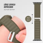 ONEFLOW Active Loop Apple Watch 10 (42mm) Sport Armband Nylon – Produktbild 4