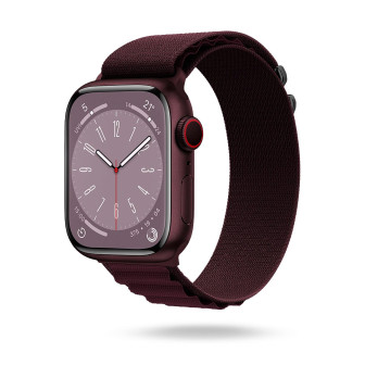 ONEFLOW Active Loop Apple Watch 10 (42mm) Sport Armband Nylon – Cherry Red