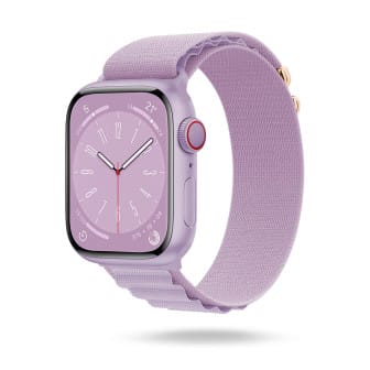 ONEFLOW Active Loop Apple Watch 10 (42mm) Sport Armband Nylon – Lilac Lavender ONEFLOW Active Loop Apple Watch 10 (42mm) Sport Armband Nylon – Lilac Lavender