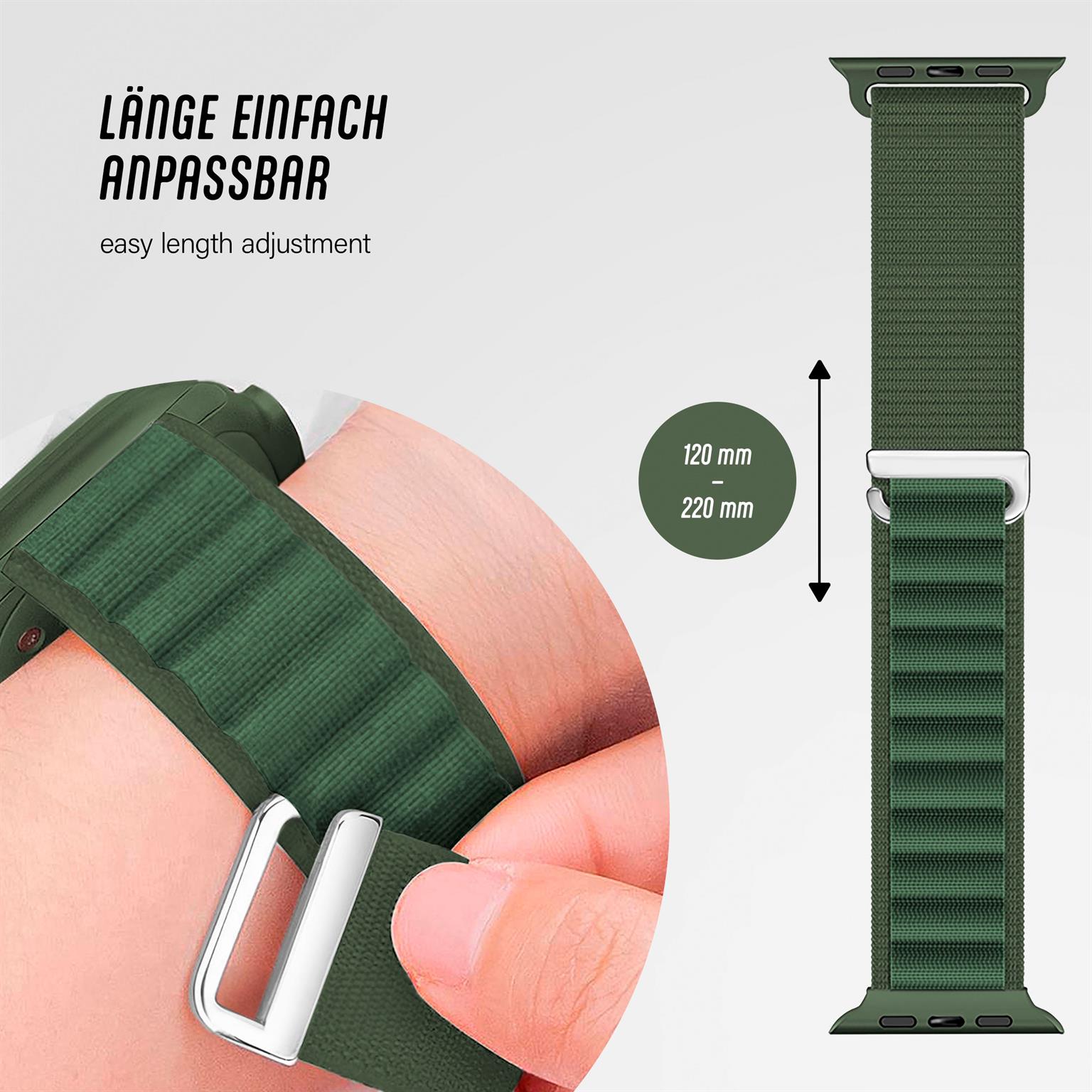 ONEFLOW Active Loop Apple Watch 10 (46mm) Sport Armband Nylon – Weiteres Produktbild 4 ONEFLOW Active Loop Apple Watch 10 (46mm) Sport Armband Nylon – Weiteres Produktbild 4