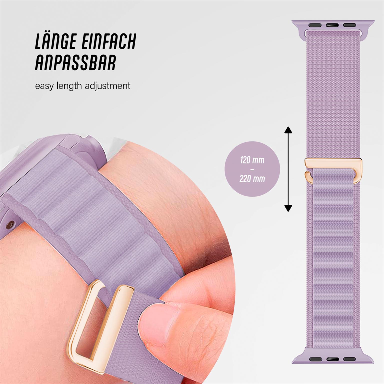 ONEFLOW Active Loop Apple Watch 10 (46mm) Sport Armband Nylon – Weiteres Produktbild 4 ONEFLOW Active Loop Apple Watch 10 (46mm) Sport Armband Nylon – Weiteres Produktbild 4