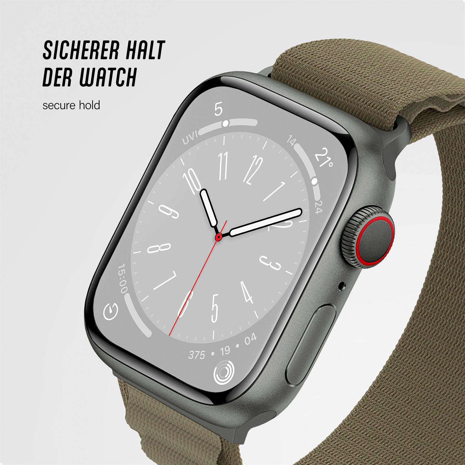 ONEFLOW Active Loop Apple Watch 11 (46mm) Sport Armband Nylon – Weiteres Produktbild 6