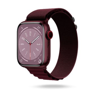 ONEFLOW Active Loop Apple Watch 11 (46mm) Sport Armband Nylon – Cherry Red ONEFLOW Active Loop Apple Watch 11 (46mm) Sport Armband Nylon – Cherry Red