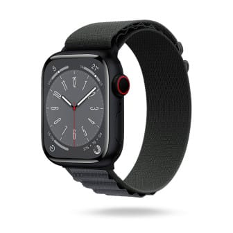 ONEFLOW Active Loop Apple Watch 11 (46mm) Sport Armband Nylon – Charcoal Grey ONEFLOW Active Loop Apple Watch 11 (46mm) Sport Armband Nylon – Charcoal Grey