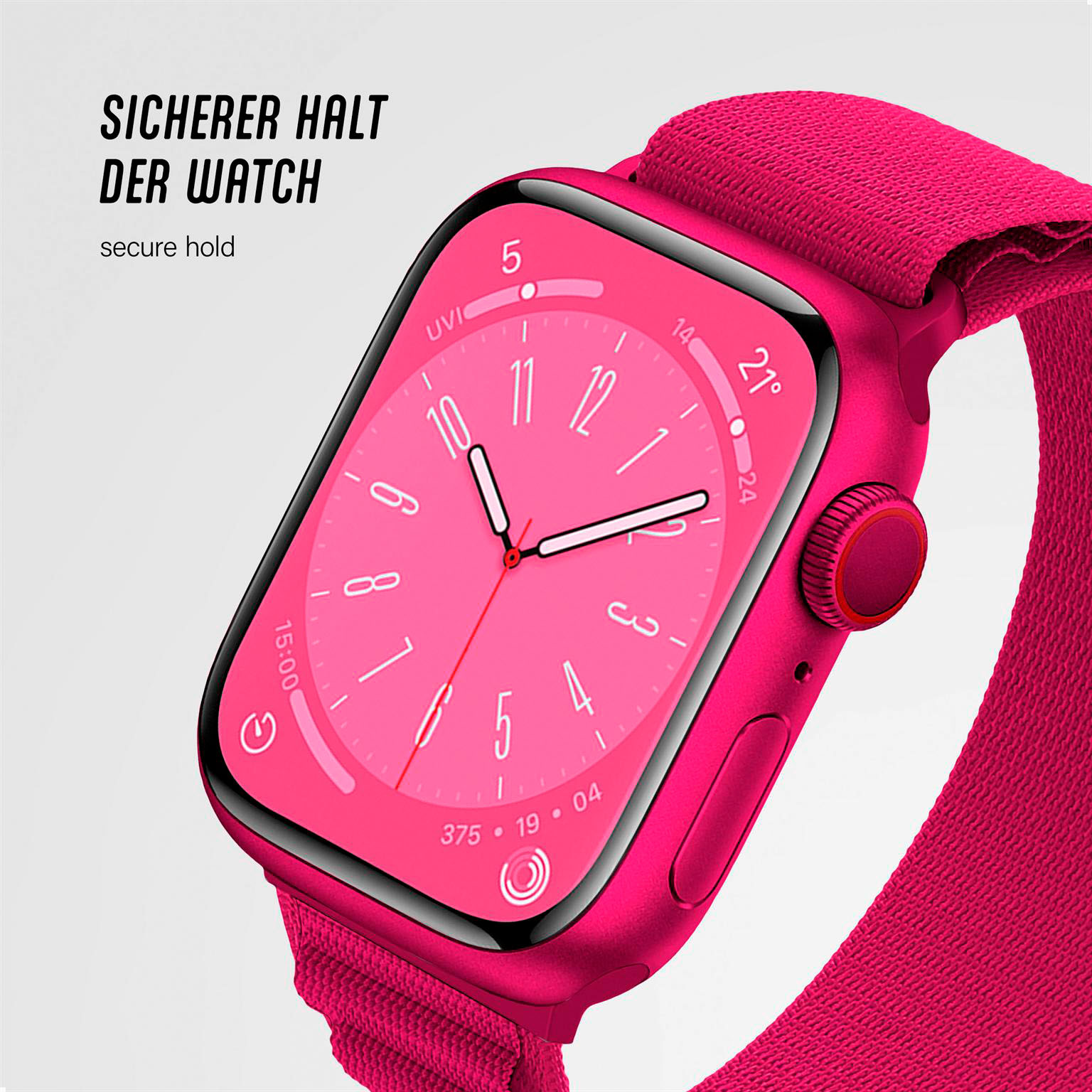 ONEFLOW Active Loop Apple Watch 11 (46mm) Sport Armband Nylon – Weiteres Produktbild 6