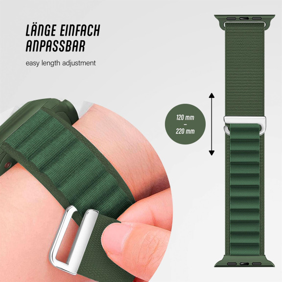 ONEFLOW Active Loop Apple Watch 2 (38mm) Sport Armband Nylon – Weiteres Produktbild 4