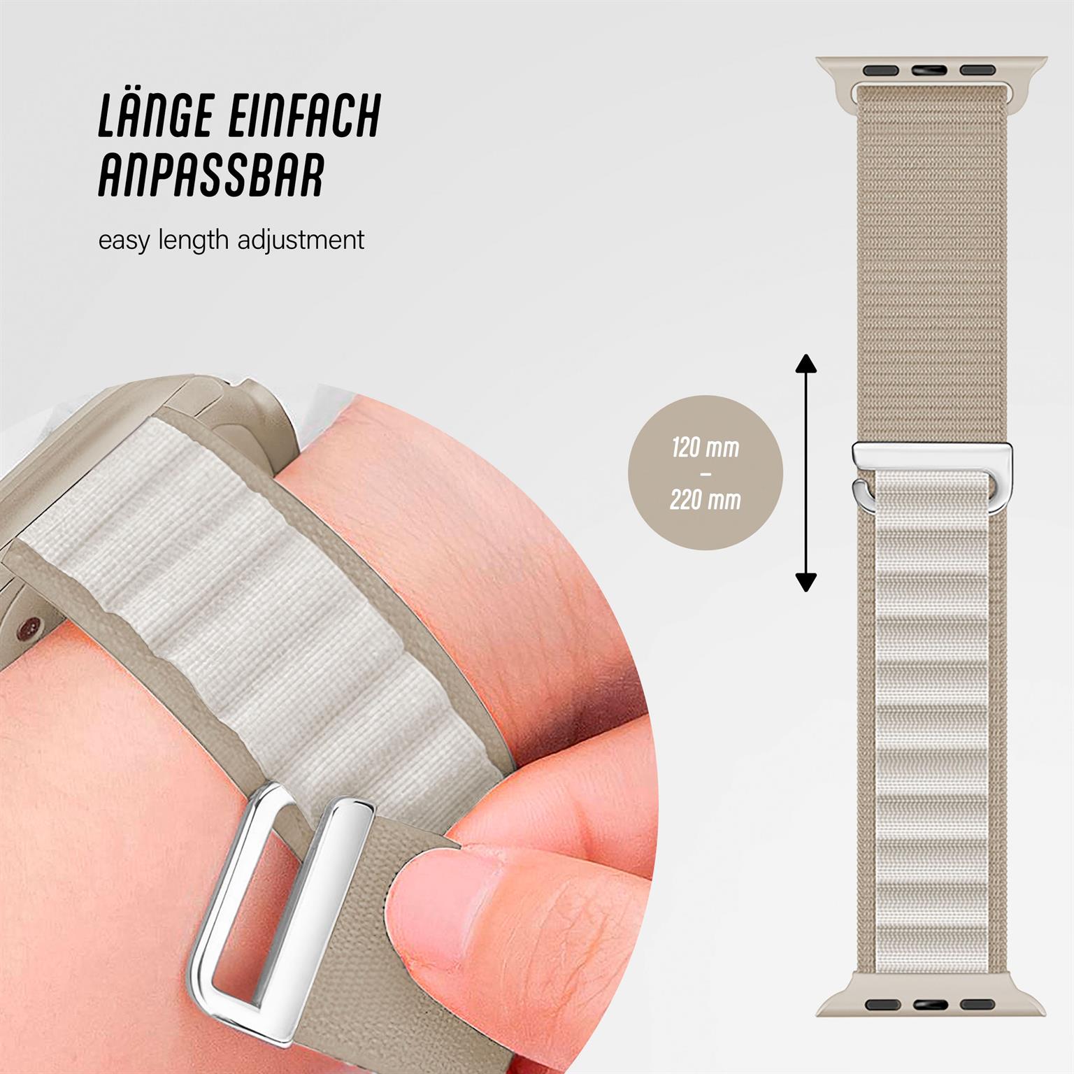 ONEFLOW Active Loop Apple Watch 3 (42mm) Sport Armband Nylon – Weiteres Produktbild 4 ONEFLOW Active Loop Apple Watch 3 (42mm) Sport Armband Nylon – Weiteres Produktbild 4