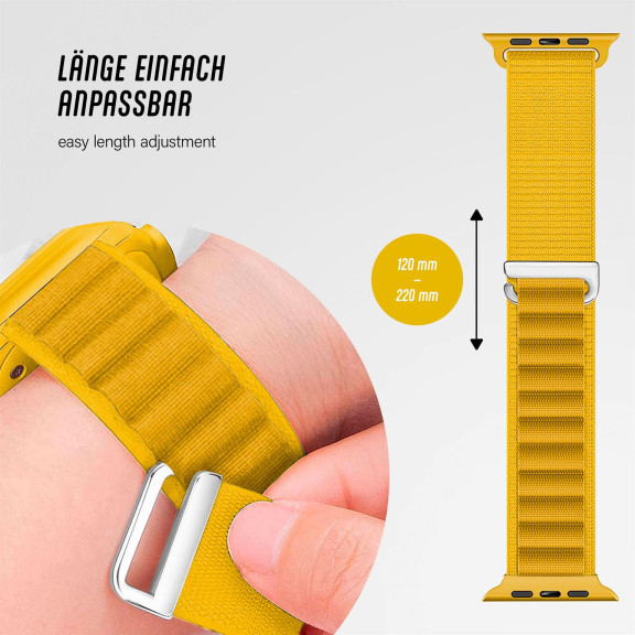 ONEFLOW Active Loop Apple Watch 5 (40mm) Sport Armband Nylon – Weiteres Produktbild 4