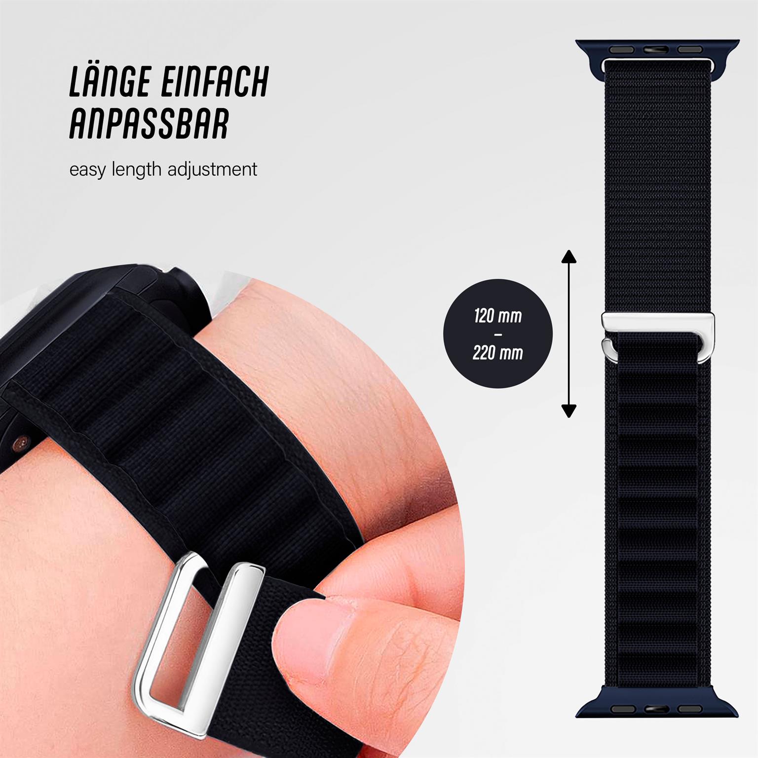 ONEFLOW Active Loop Apple Watch 5 (44mm) Sport Armband Nylon – Weiteres Produktbild 4 ONEFLOW Active Loop Apple Watch 5 (44mm) Sport Armband Nylon – Weiteres Produktbild 4