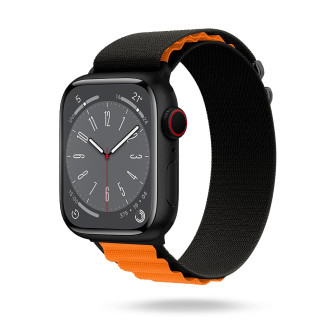 ONEFLOW Active Loop Apple Watch 6 (44mm) Sport Armband Nylon – Nightfall Orange ONEFLOW Active Loop Apple Watch 6 (44mm) Sport Armband Nylon – Nightfall Orange
