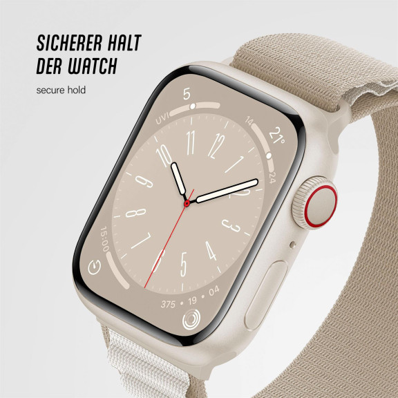 ONEFLOW Active Loop Apple Watch 7 (41mm) Sport Armband Nylon – Weiteres Produktbild 6