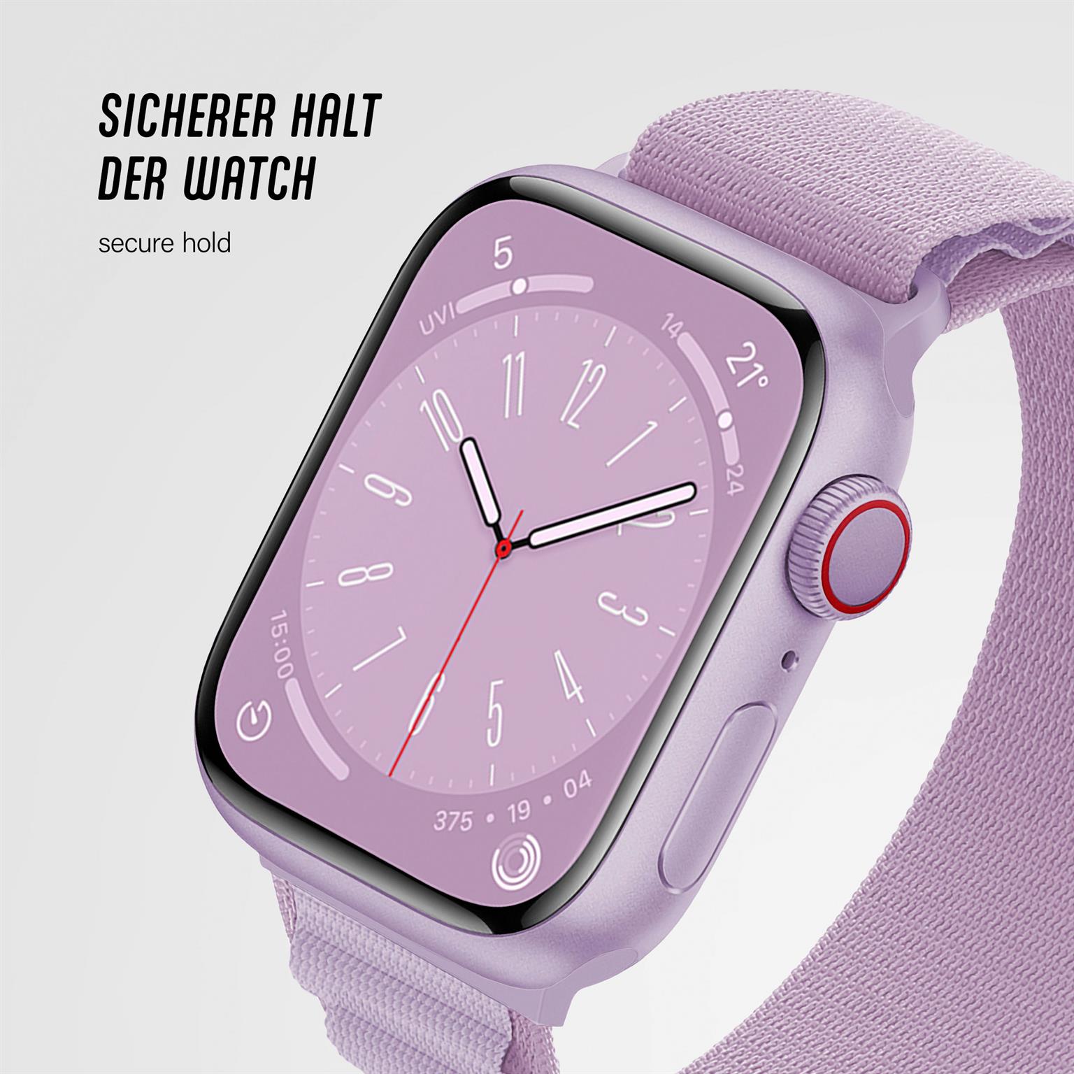 ONEFLOW Active Loop Apple Watch 8 (45mm) Sport Armband Nylon – Weiteres Produktbild 5