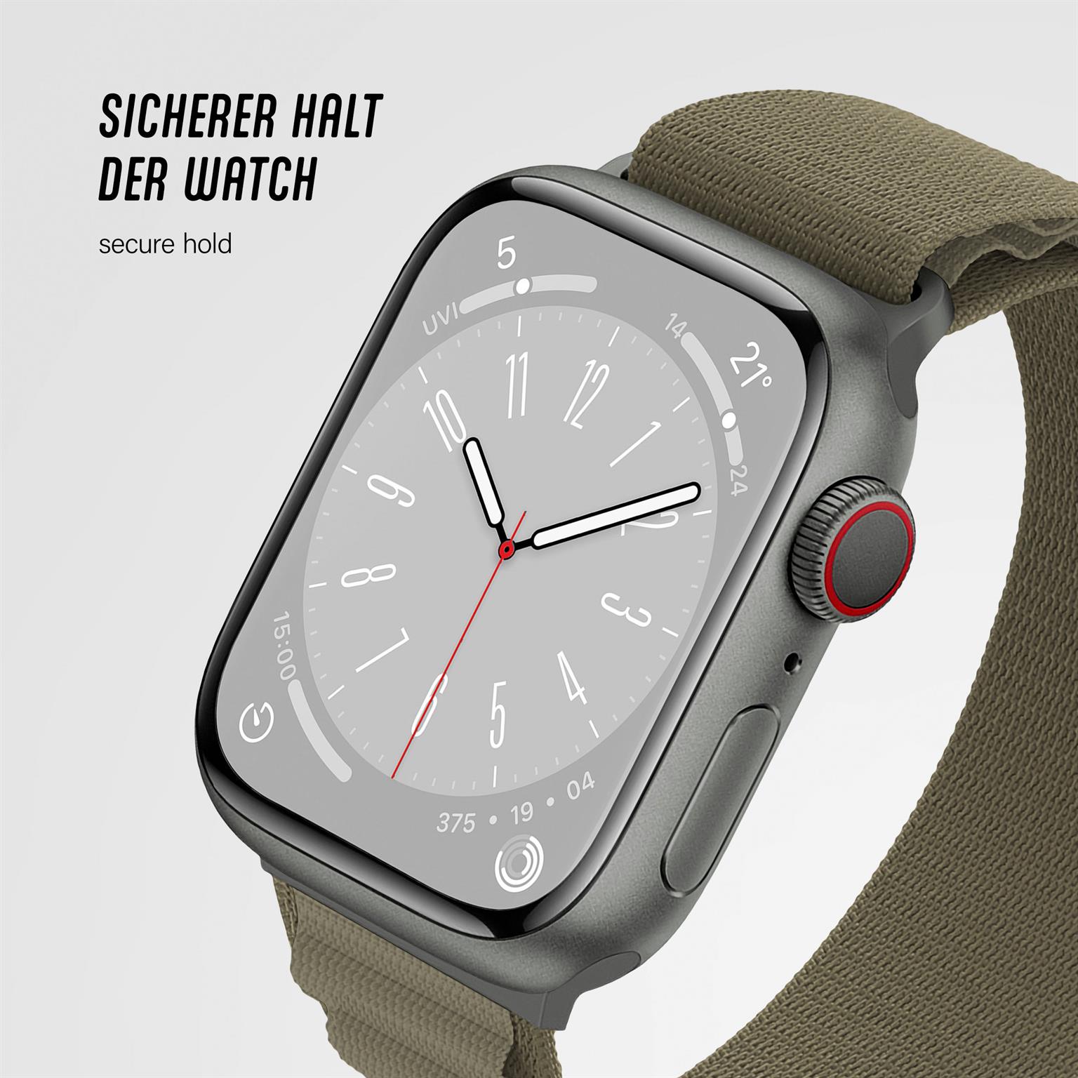 ONEFLOW Active Loop Apple Watch 9 (41mm) Sport Armband Nylon – Weiteres Produktbild 5