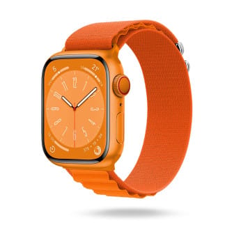 ONEFLOW Active Loop Apple Watch 9 (45mm) Sport Armband Nylon – Bright Orange ONEFLOW Active Loop Apple Watch 9 (45mm) Sport Armband Nylon – Bright Orange