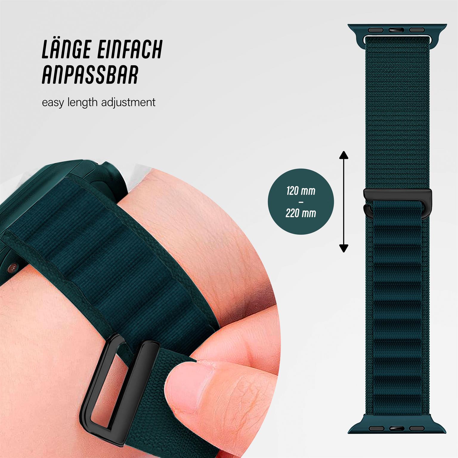 ONEFLOW Active Loop Apple Watch Ultra 1 (49mm) Sport Armband Nylon – Weiteres Produktbild 3
