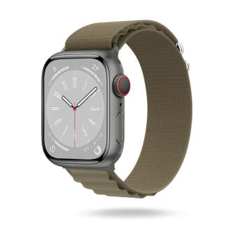 ONEFLOW Active Loop Apple Watch Ultra 3 (49mm) Sport Armband Nylon – Khaki Beige ONEFLOW Active Loop Apple Watch Ultra 3 (49mm) Sport Armband Nylon – Khaki Beige