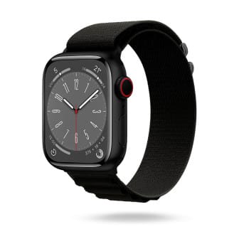 ONEFLOW Active Loop Apple Watch Ultra 3 (49mm) Sport Armband Nylon – Onyx Black ONEFLOW Active Loop Apple Watch Ultra 3 (49mm) Sport Armband Nylon – Onyx Black