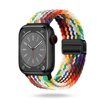 ONEFLOW Casual Loop Apple Watch 11 (46mm) Armband geflochten – Funky Splash