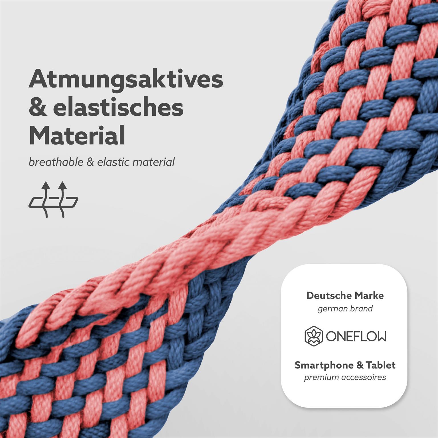 ONEFLOW Casual Loop Apple Watch SE 2 (44mm) Armband geflochten – Weiteres Produktbild 4 ONEFLOW Casual Loop Apple Watch SE 2 (44mm) Armband geflochten – Weiteres Produktbild 4