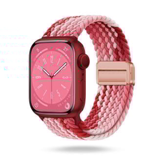 ONEFLOW Casual Loop Apple Watch 11 (46mm) Armband geflochten – Strawberry ONEFLOW Casual Loop Apple Watch 11 (46mm) Armband geflochten – Strawberry