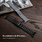 ONEFLOW Classic Link Apple Watch SE 1 (44mm) Armband Herren Edelstahl – Weiteres Produktbild 3