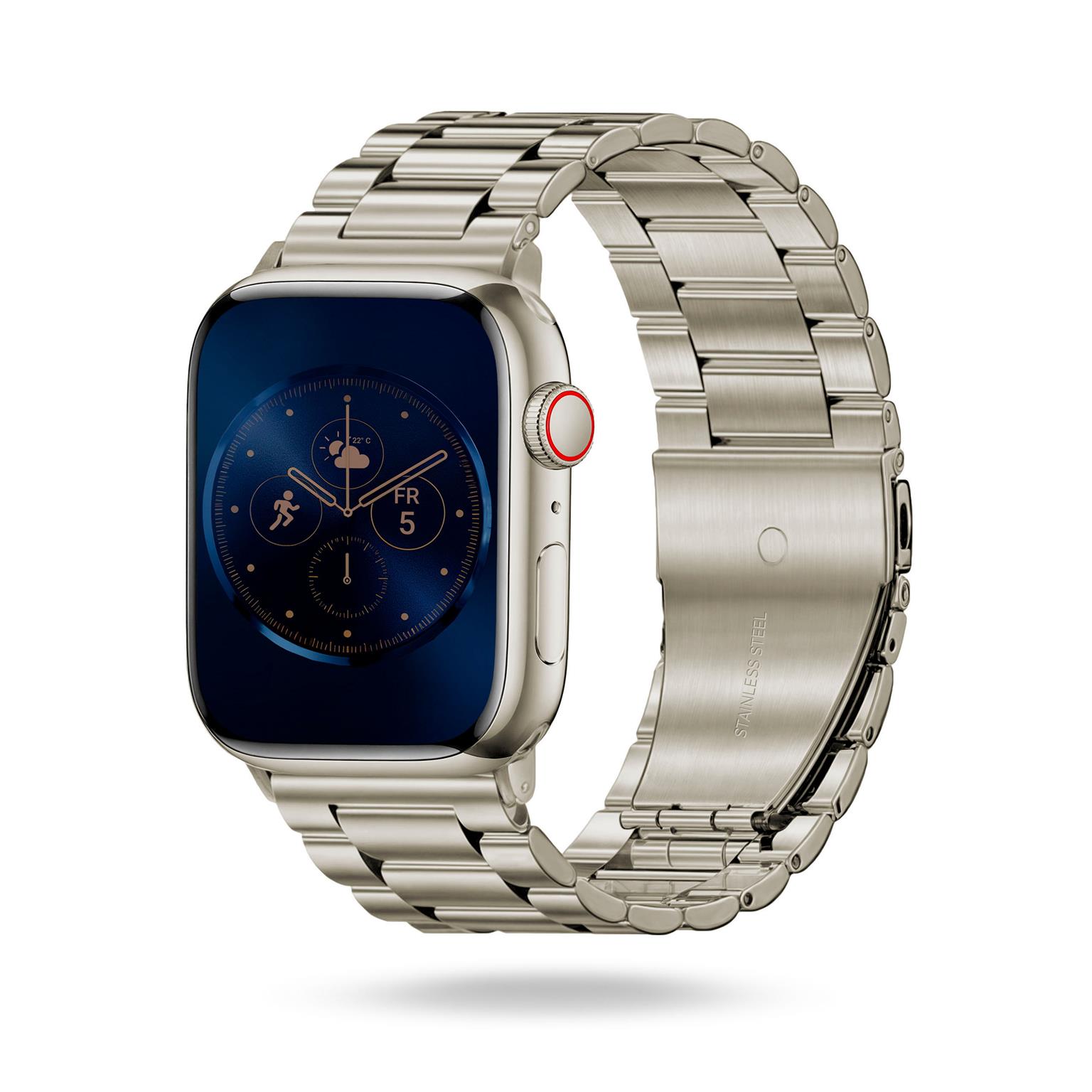 ONEFLOW Classic Link Apple Watch SE 2 (44mm) Armband Herren Edelstahl Hauptbild