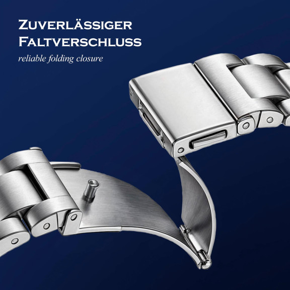 ONEFLOW Classic Link Apple Watch SE 2 (44mm) Armband Herren Edelstahl – Weiteres Produktbild 2 ONEFLOW Classic Link Apple Watch SE 2 (44mm) Armband Herren Edelstahl – Weiteres Produktbild 2