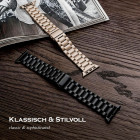 ONEFLOW Classic Link Apple Watch SE 3 (44mm) Armband Herren Edelstahl – Weiteres Produktbild 3