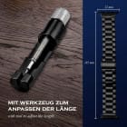 ONEFLOW Classic Link Apple Watch SE 3 (44mm) Armband Herren Edelstahl – Weiteres Produktbild 6