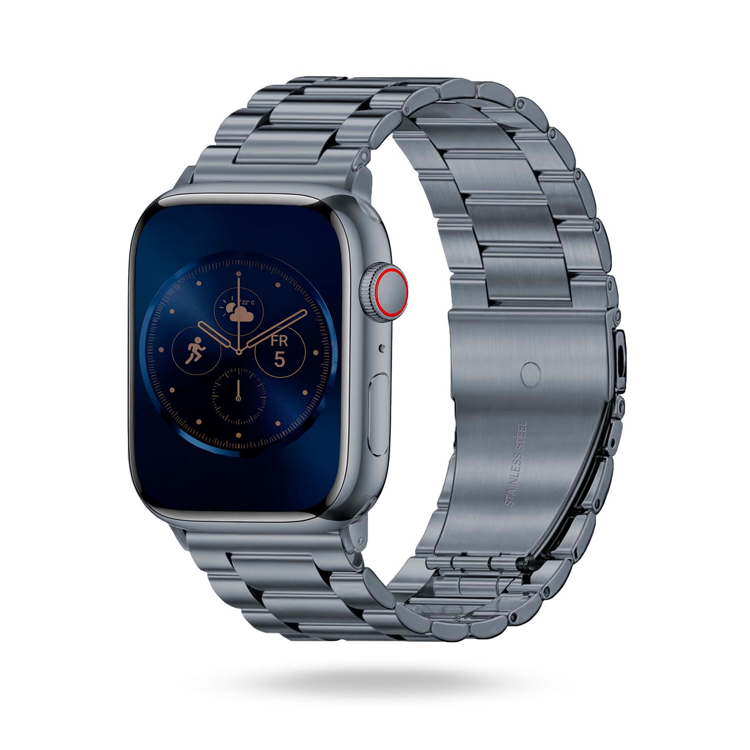 ONEFLOW Classic Link Apple Watch 1 (42mm) Armband Herren Edelstahl – Weiteres Produktbild 1 ONEFLOW Classic Link Apple Watch 1 (42mm) Armband Herren Edelstahl – Weiteres Produktbild 1