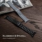 ONEFLOW Classic Link Apple Watch 1 (42mm) Armband Herren Edelstahl – Produktbild 3