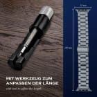ONEFLOW Classic Link Apple Watch 1 (42mm) Armband Herren Edelstahl – Produktbild 6
