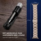 ONEFLOW Classic Link Apple Watch 1 (42mm) Armband Herren Edelstahl – Produktbild 6