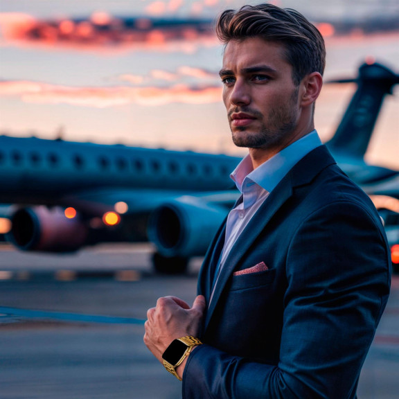 ONEFLOW Classic Link Apple Watch 10 (46mm) Armband Herren Edelstahl – Weiteres Produktbild 4