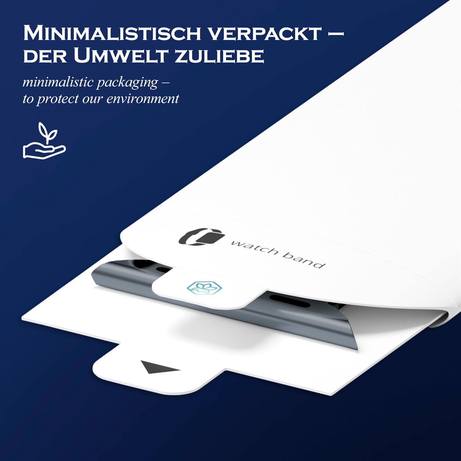 ONEFLOW Classic Link Apple Watch 10 (46mm) Armband Herren Edelstahl – Weiteres Produktbild 7