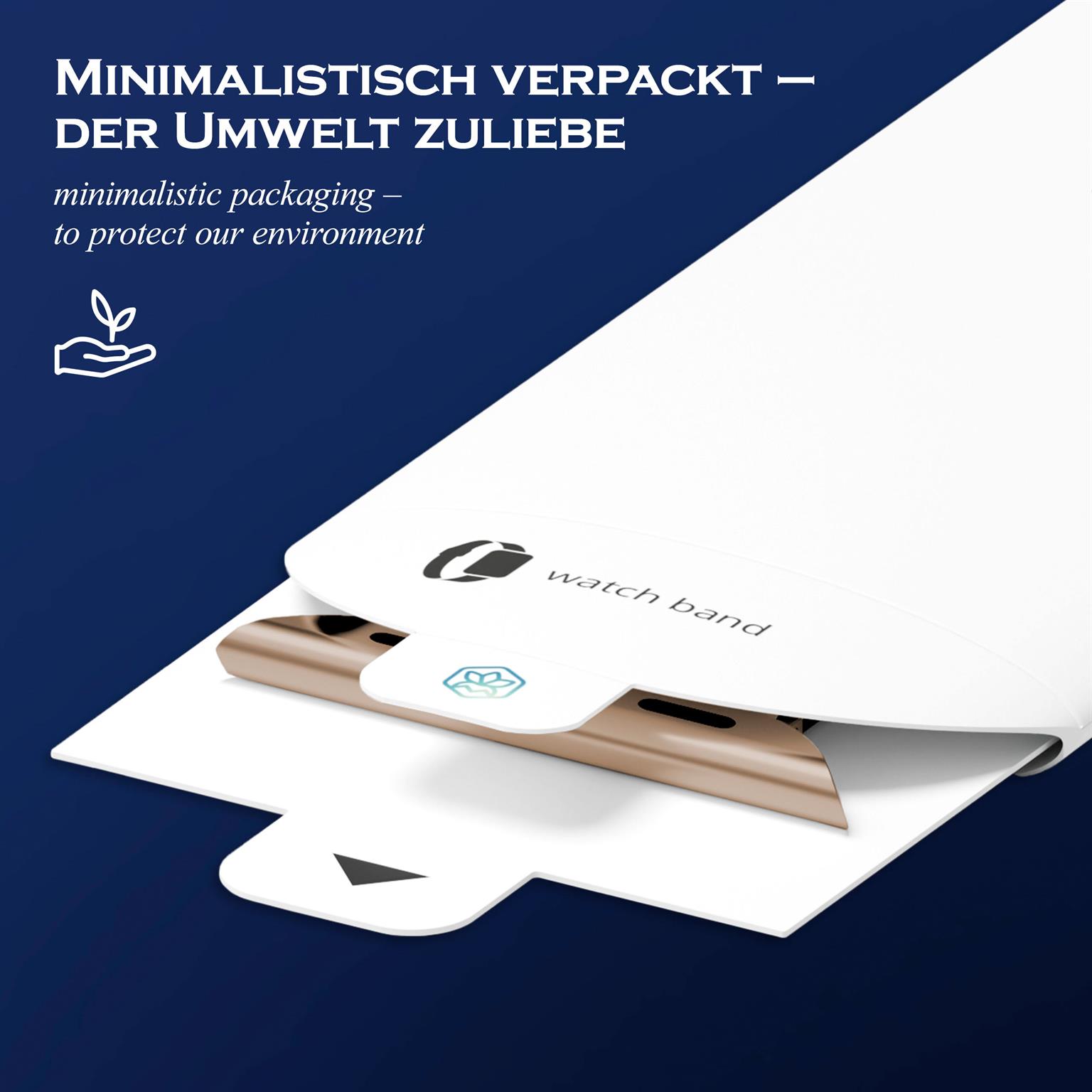 ONEFLOW Classic Link Apple Watch 10 (46mm) Armband Herren Edelstahl – Weiteres Produktbild 7