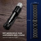 ONEFLOW Classic Link Apple Watch 11 (46mm) Armband Herren Edelstahl – Produktbild 6