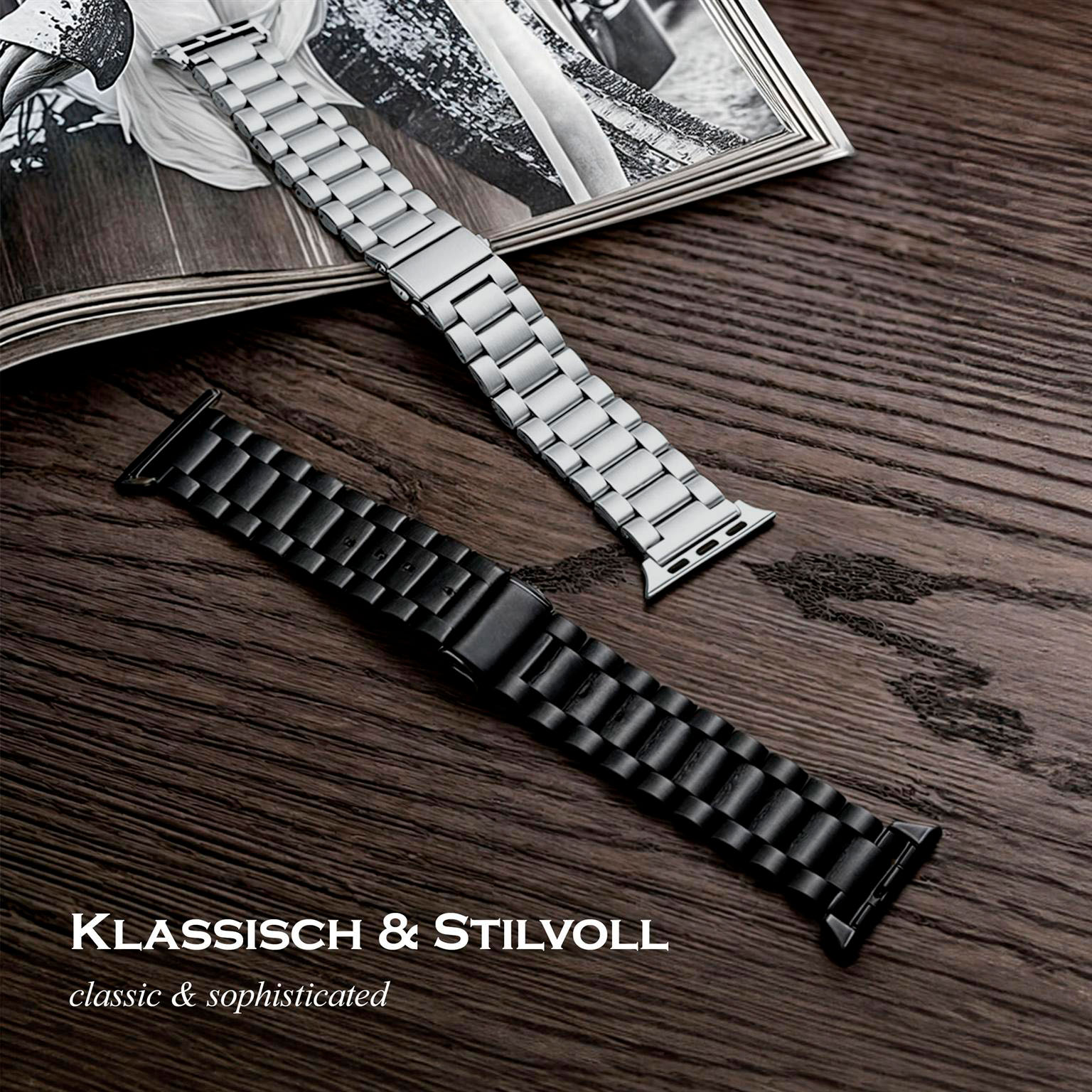 ONEFLOW Classic Link Apple Watch 11 (46mm) Armband Herren Edelstahl – Weiteres Produktbild 3 ONEFLOW Classic Link Apple Watch 11 (46mm) Armband Herren Edelstahl – Weiteres Produktbild 3