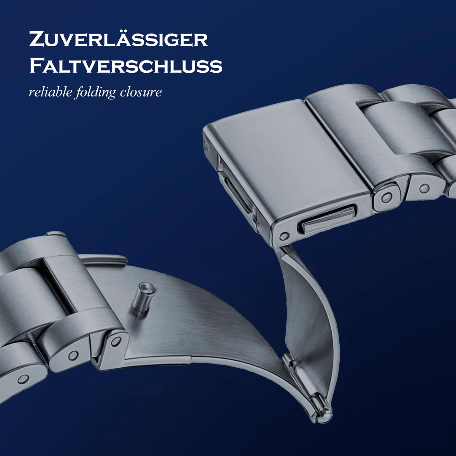 ONEFLOW Classic Link Apple Watch 3 (42mm) Armband Herren Edelstahl – Weiteres Produktbild 2 ONEFLOW Classic Link Apple Watch 3 (42mm) Armband Herren Edelstahl – Weiteres Produktbild 2