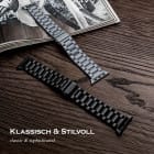 ONEFLOW Classic Link Apple Watch 3 (42mm) Armband Herren Edelstahl – Weiteres Produktbild 3