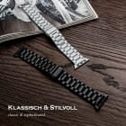 ONEFLOW Classic Link Apple Watch 3 (42mm) Armband Herren Edelstahl – Weiteres Produktbild 3