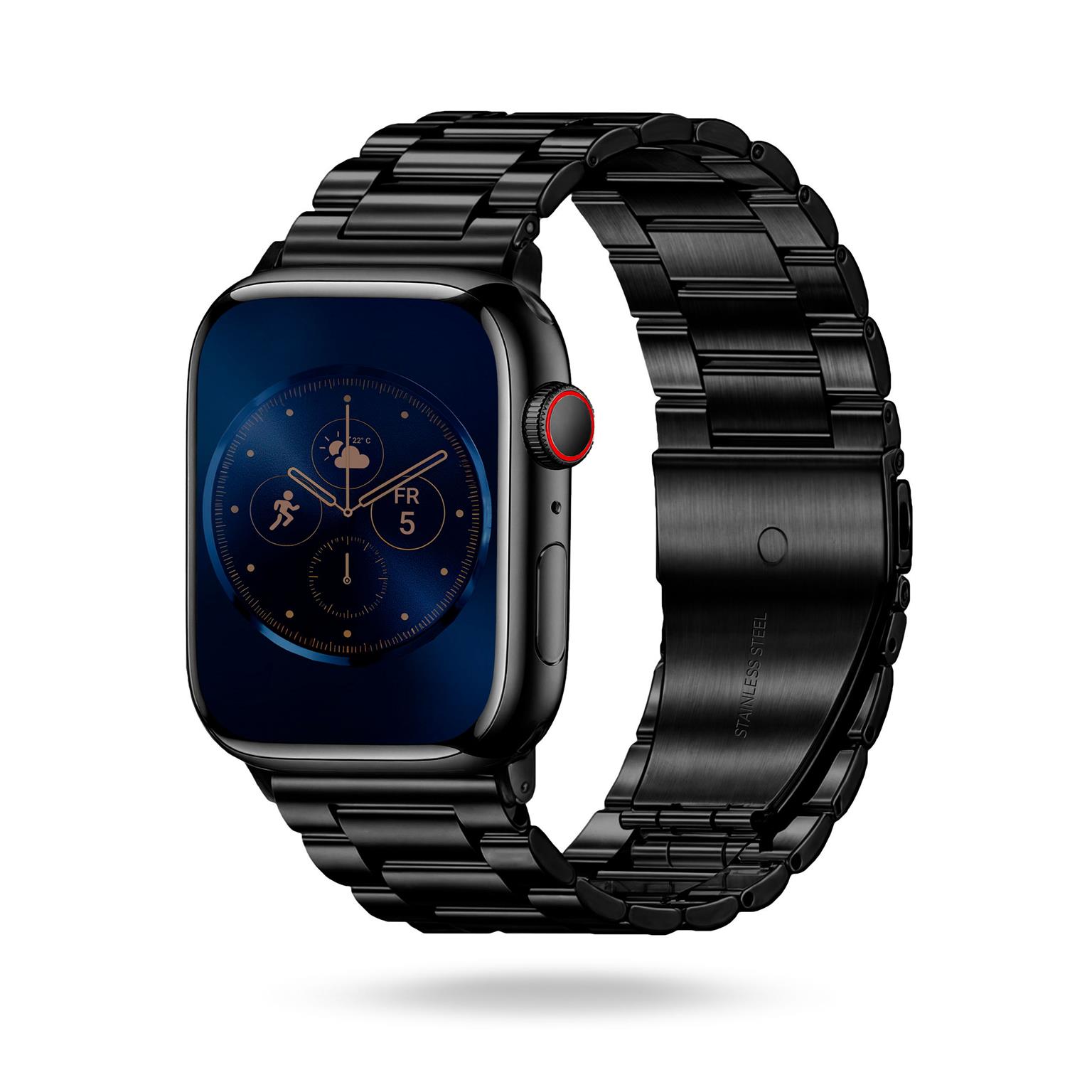 ONEFLOW Classic Link Apple Watch 4 (44mm) Armband Herren Edelstahl Hauptbild