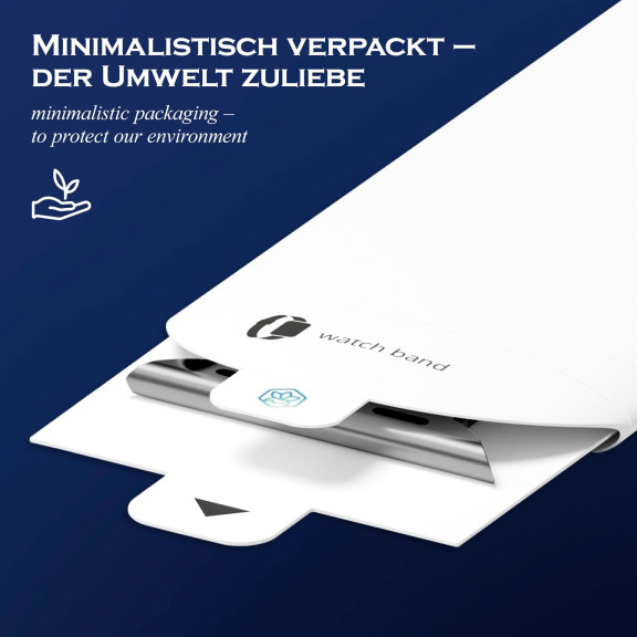 ONEFLOW Classic Link Apple Watch 5 (44mm) Armband Herren Edelstahl – Weiteres Produktbild 8