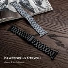ONEFLOW Classic Link Apple Watch 6 (44mm) Armband Herren Edelstahl – Produktbild 3