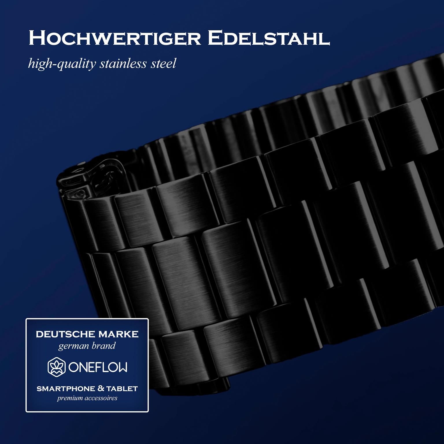 ONEFLOW Classic Link Apple Watch 6 (44mm) Armband Herren Edelstahl – Weiteres Produktbild 5 ONEFLOW Classic Link Apple Watch 6 (44mm) Armband Herren Edelstahl – Weiteres Produktbild 5