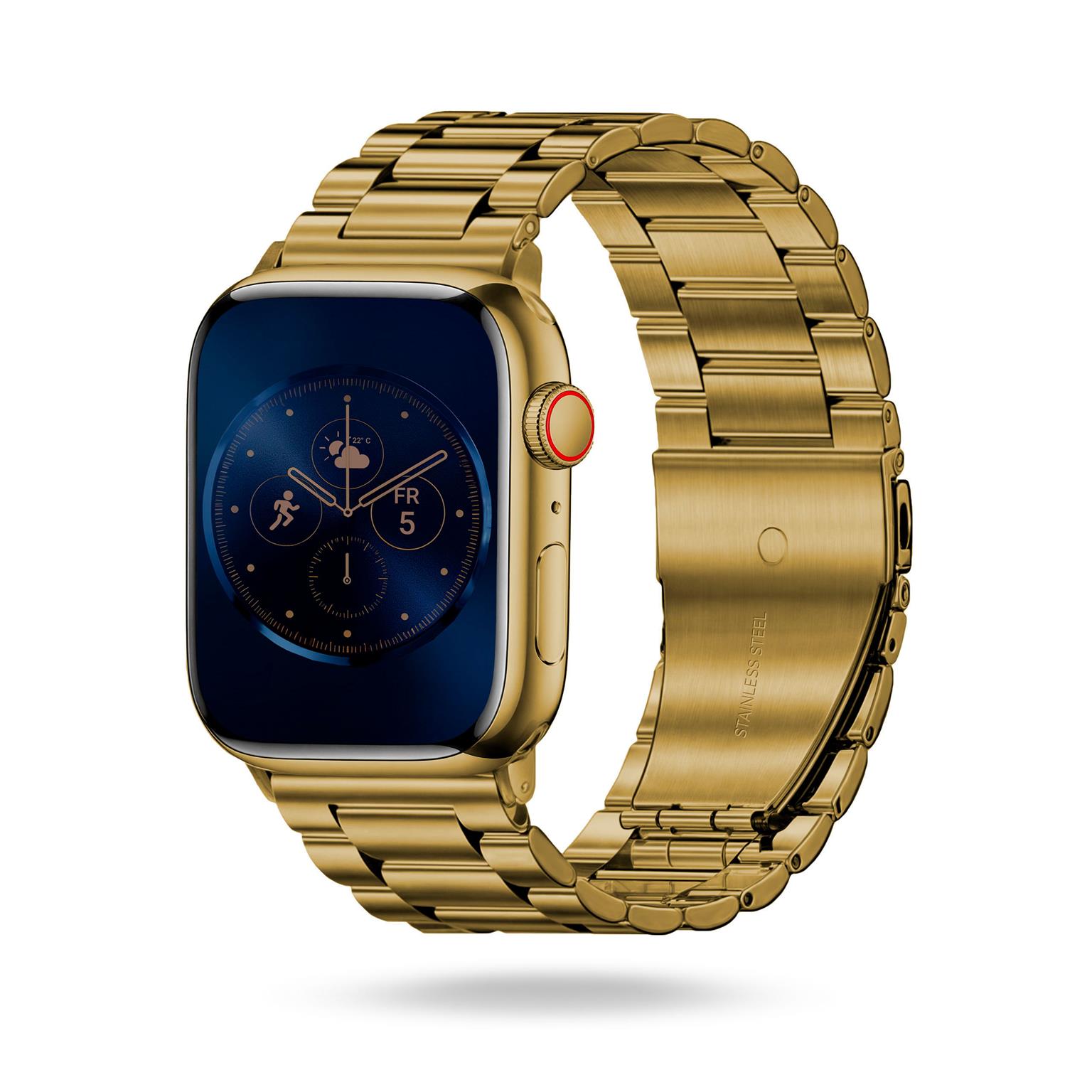 ONEFLOW Classic Link Apple Watch 7 (45mm) Armband Herren Edelstahl Hauptbild