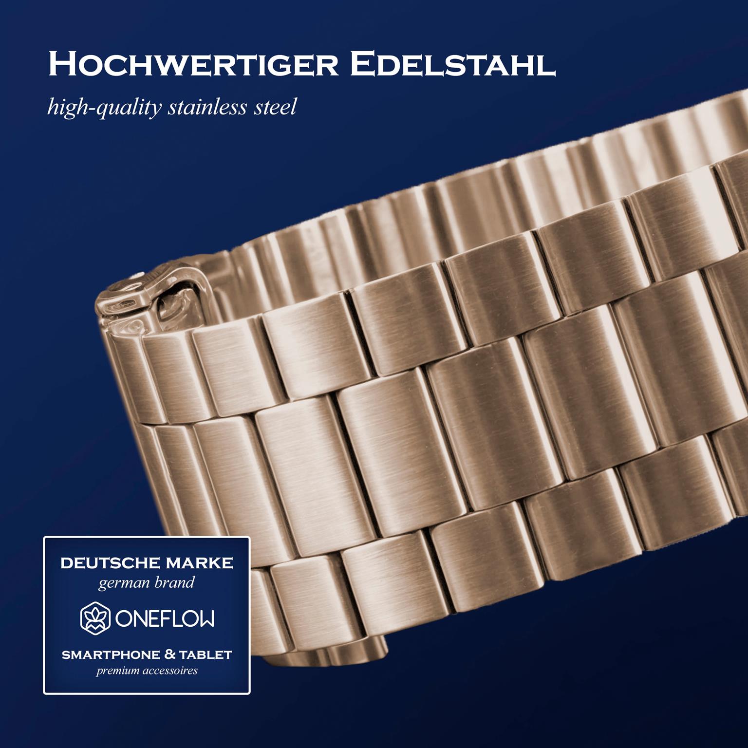 ONEFLOW Classic Link Apple Watch 7 (45mm) Armband Herren Edelstahl – Weiteres Produktbild 5 ONEFLOW Classic Link Apple Watch 7 (45mm) Armband Herren Edelstahl – Weiteres Produktbild 5